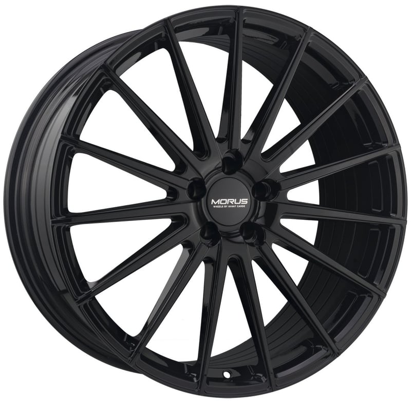 19x8.5 morus kraft gloss black (flow formed) 5x112 40mm