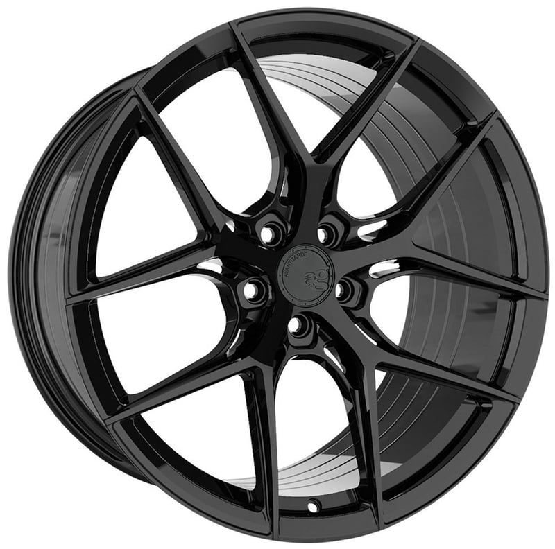 19x8.5 avant garde m580r gloss black (flow form) 5x120 34mm