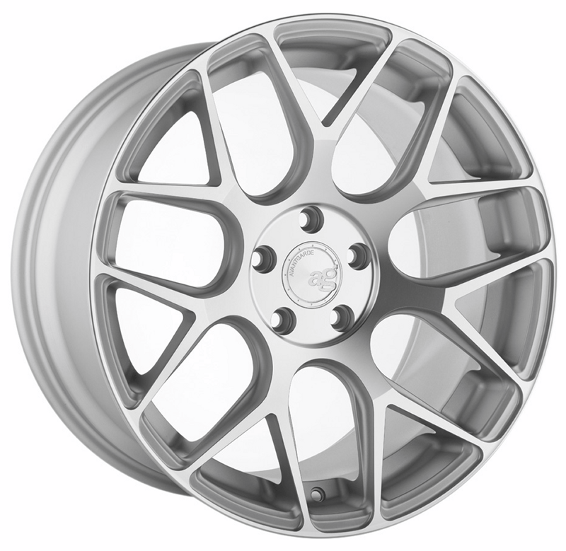 20x10 avant garde m590 satin silver (custom)