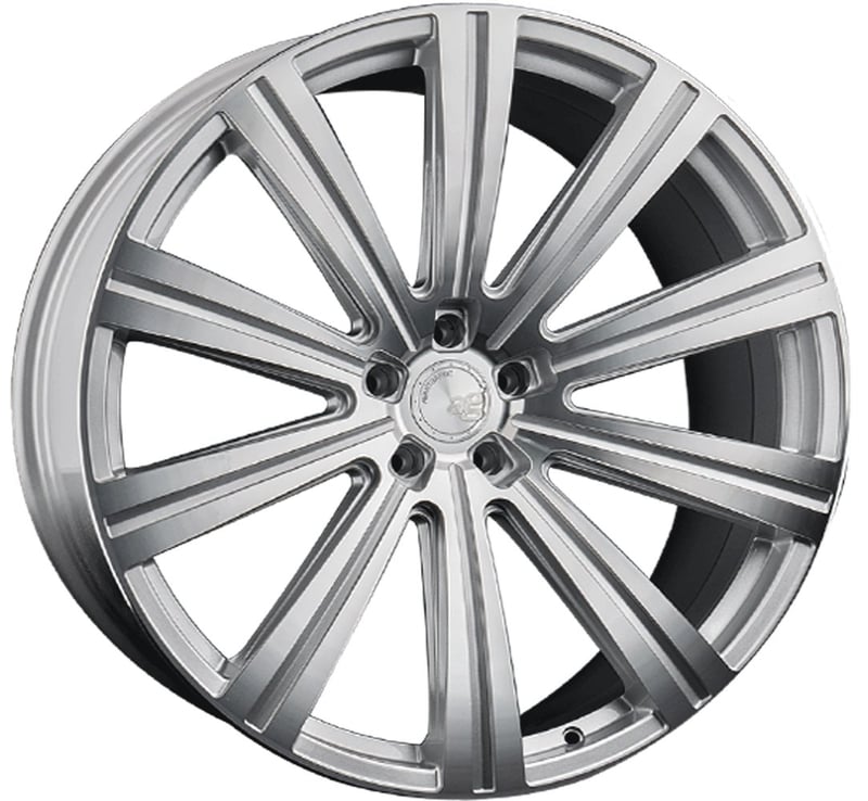 24x10 avant garde vanguard silver machined (flow formed) 5x120 35mm