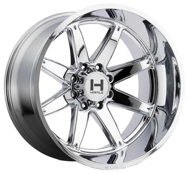 22x10 hostile h109 alpha armor plated (8 lug) 8x180 -25mm