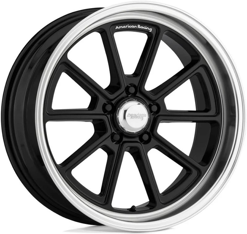 American Racing VN510 Draft Gloss Black w/ Diamond Cut Lip