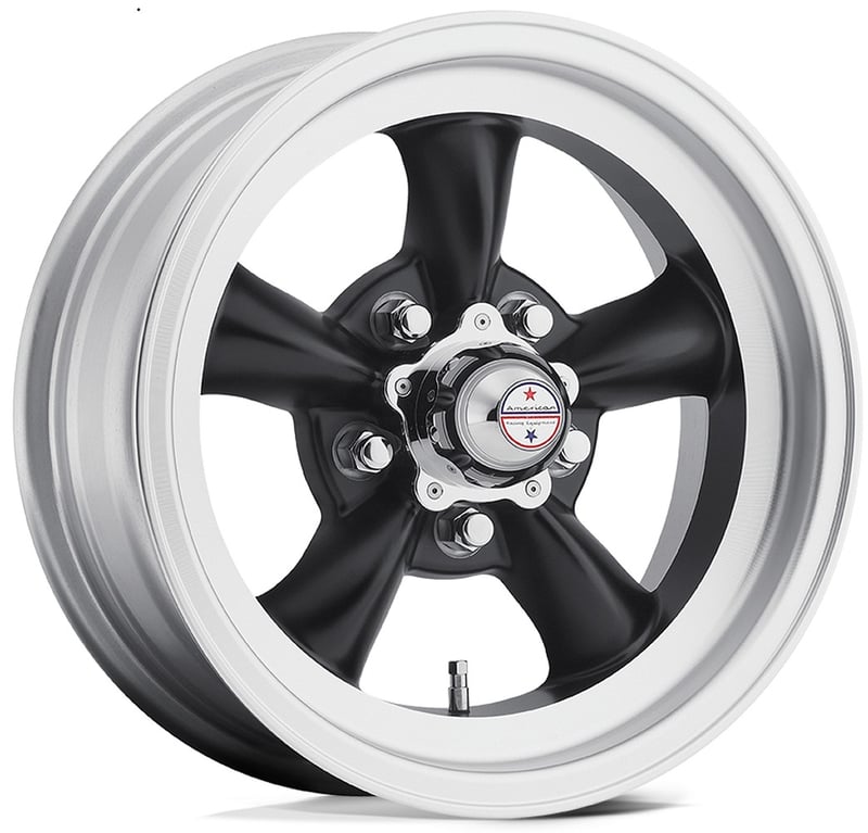 American Racing VN105 Torq Thrust D Satin Black w/ Machined Lip