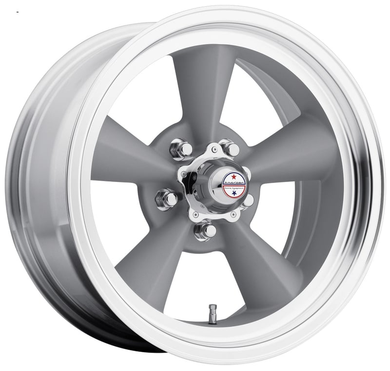 American Racing VN309 TT O Vintage Silver w/ Machined Lip