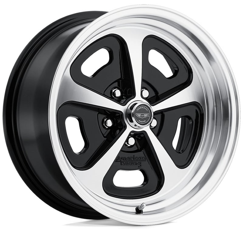 American Racing VN501 500 Mono Cast Gloss Black Machined