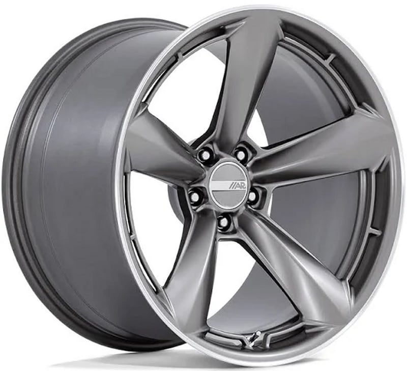 20x11 american racing ar946 ttf matte anthracite w/ machined lip 5x115 -6mm