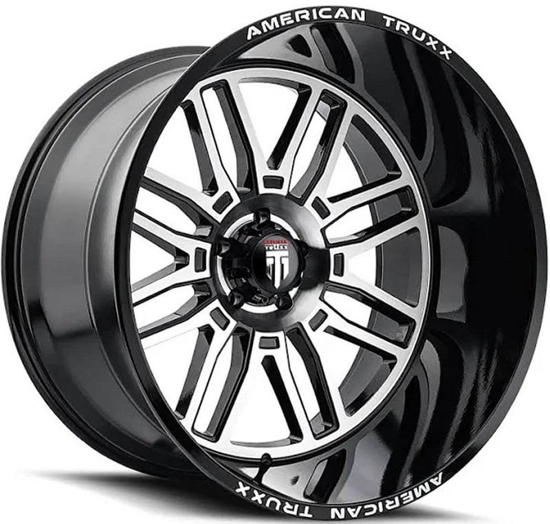 American Truxx AT1915 Restless Gloss Black Machined