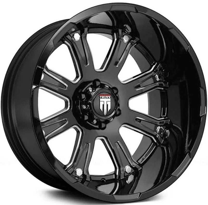American Truxx AT154 Bomb Matte Black Milled