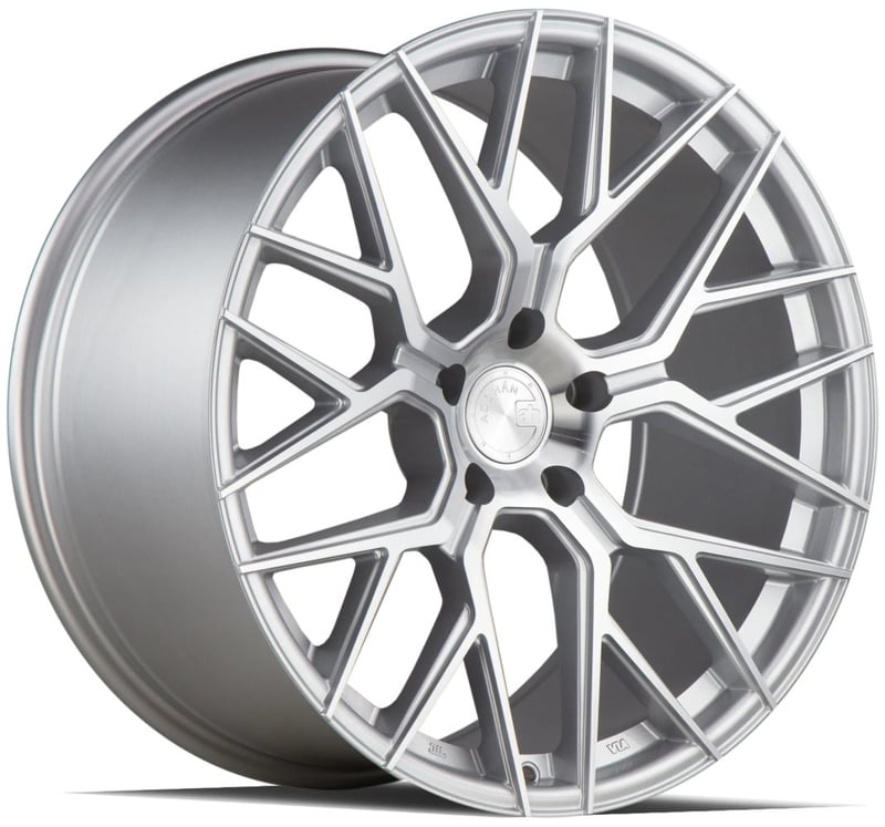 20x10.5 aodhan aff9 gloss silver machined face 5x112 35mm