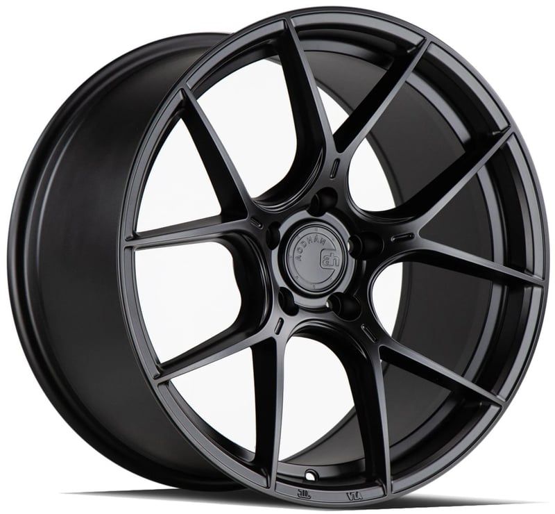 19x9.5 aodhan ah-11 matte black 5x120 35mm