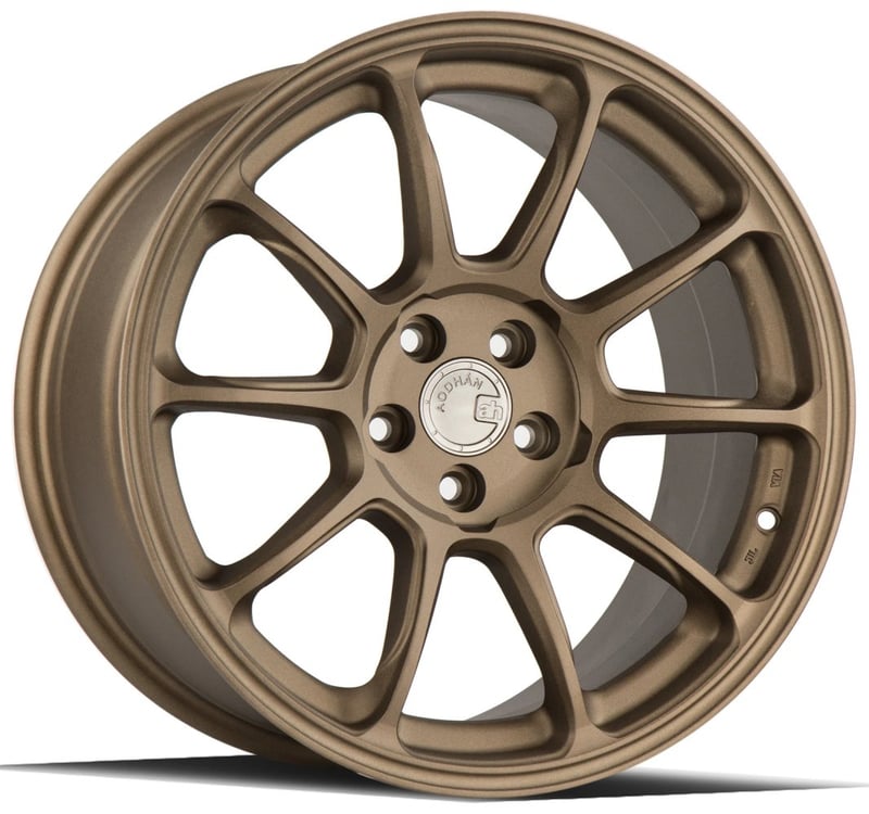 18x9 aodhan ah06 textured bronze 5x100 30mm