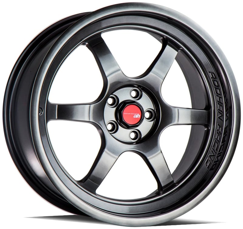 18x9.5 aodhan ah08 hyper black 5x100 35mm
