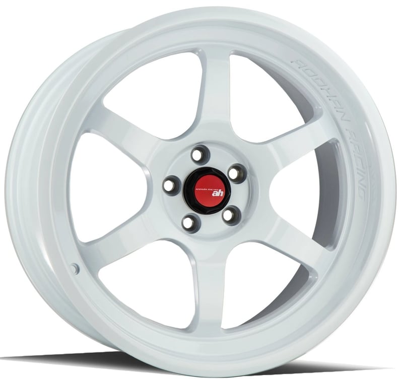 18x8.5 aodhan ah08 gloss white 5x4.5/114.3 35mm