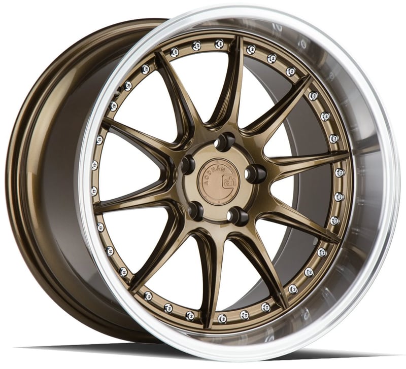 19x11 aodhan ds07 bronze w/ machined lip 5x4.5/114.3 22mm
