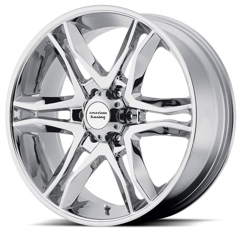 20x8.5 american racing ar893 mainline chrome 6x135 35mm
