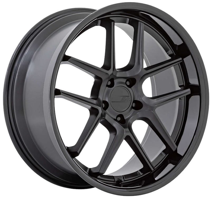 American Racing AR942 Matte Black w/ Gloss Black Lip