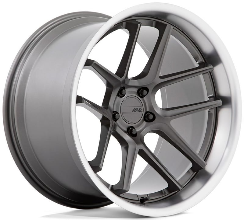 American Racing AR942 Matte Gunmetal w/ Machined Lip