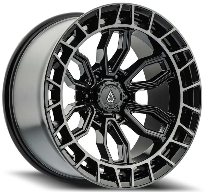Arena A102 Recon Gloss Black w/ Machined Dark Tint Lip