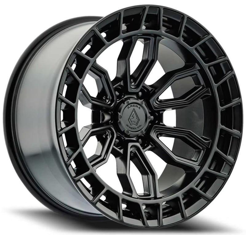 (clearance - no returns) 17x9 arena a102 recon satin black 6x135 1mm