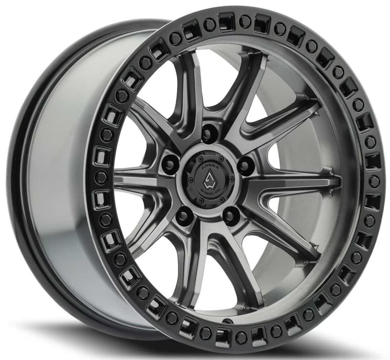 Arena A103 Mission (5-Lug) Satin Gunmetal w/ Satin Black Lip