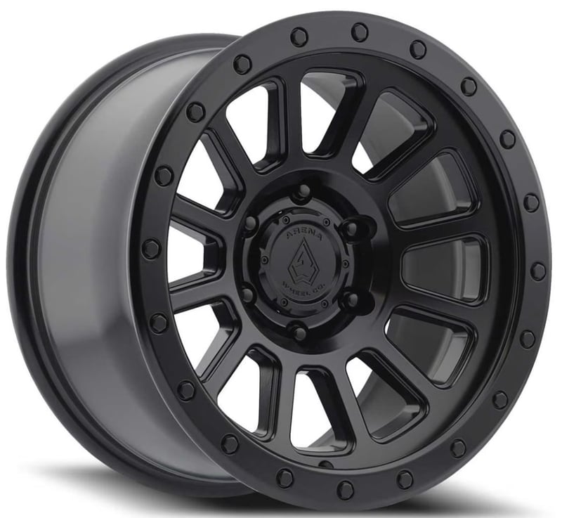 (clearance - no returns) 20x9 arena a105 ammo satin black 5x5/127 0mm
