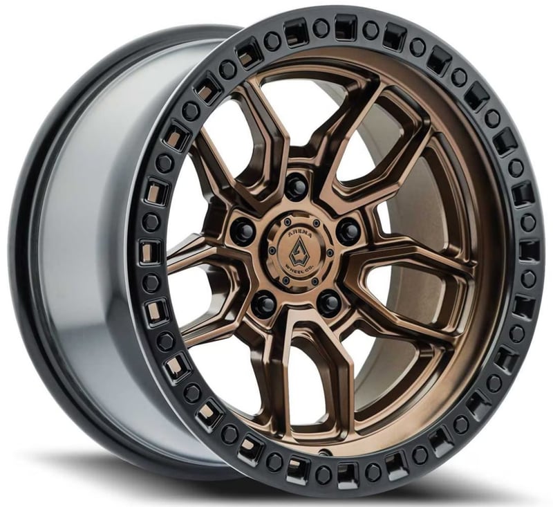 Arena A109 Hustle (5-Lug) Smoked Bronze w/ Satin Black Lip