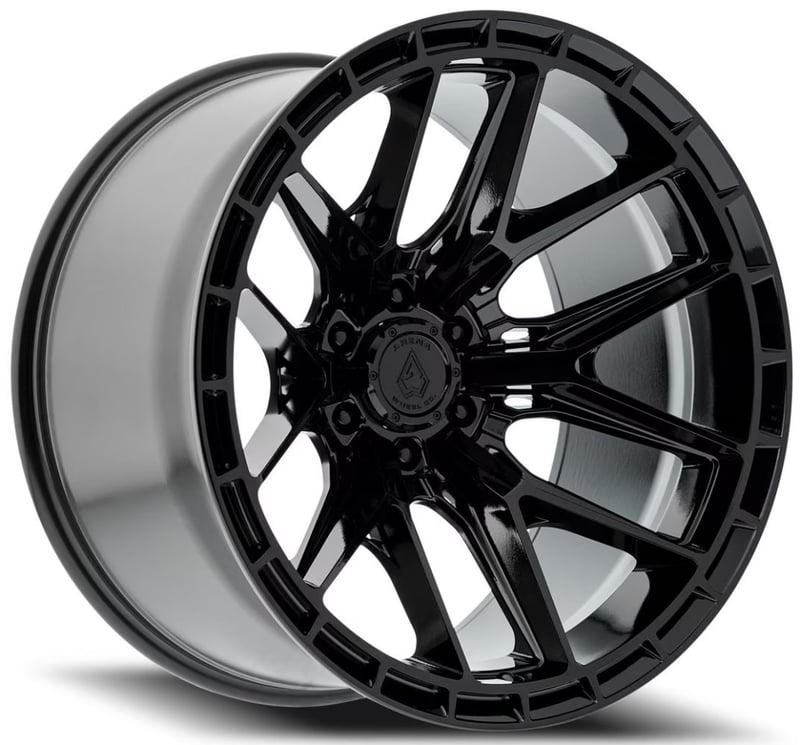 18x9 arena a114 battle gloss black (6-lug) 6x5.5/139.7 1mm