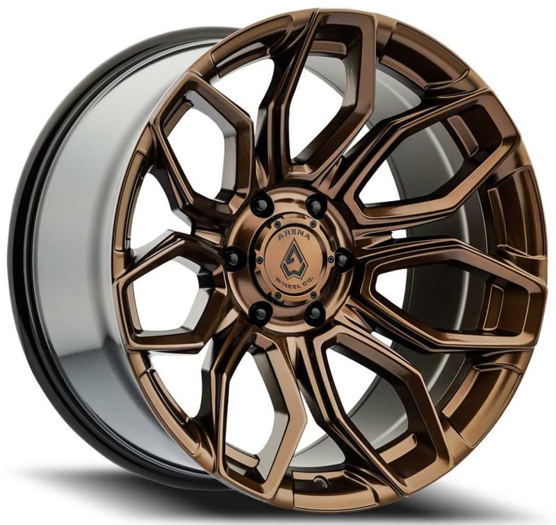 22x10 arena a116 corba smoked bronze tint clear 6x135 15mm