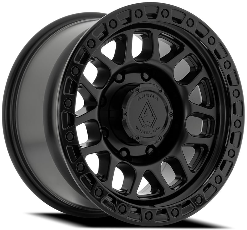 18x9 arena a119 boost satin black w/ gloss black lip 8x170 20mm