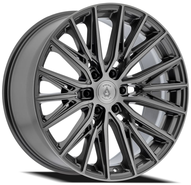 Arena A124 Finesse Gloss Gunmetal Brushed