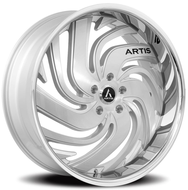 Artis Fillmore Silver w/ Brushed Face & Chrome Stainless Steel Lip