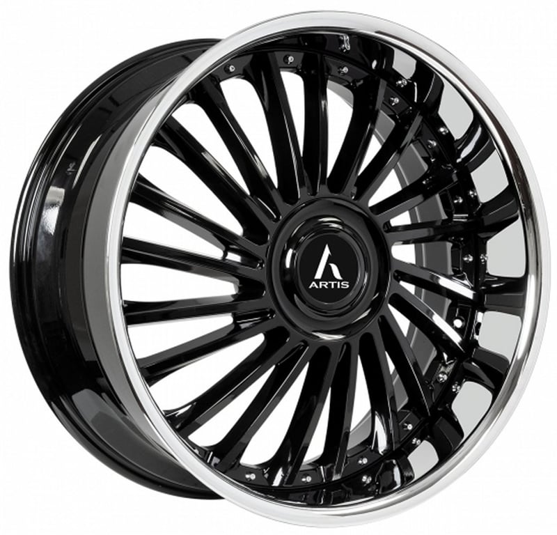 Artis Renegade XL Gloss Black w/ Stainless Steel Chrome Lip