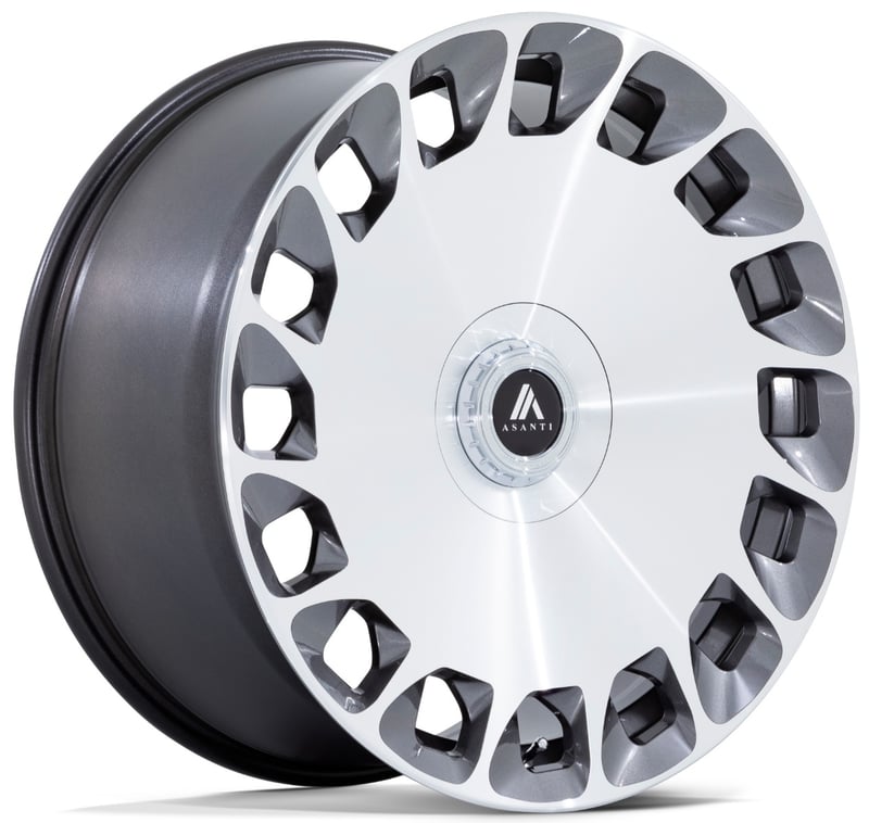 24x10 asanti abl-45 gloss platinum machined 5x112 5x120 35mm
