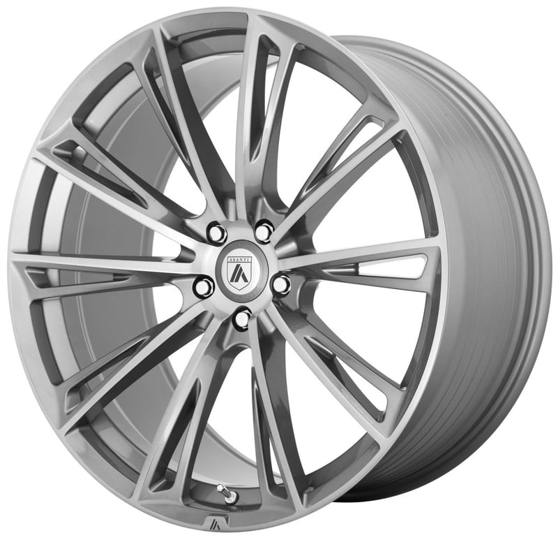 (clearance - no returns) 20x10.5 asanti abl-30 titanium brushed 5x120 38mm