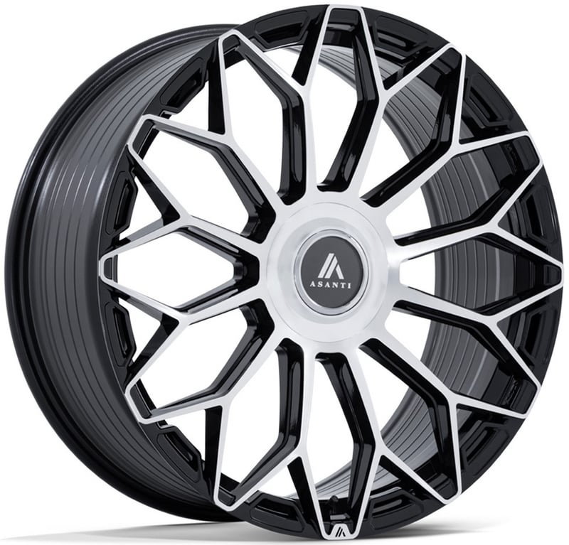 Asanti AB051 Gloss Black Machined