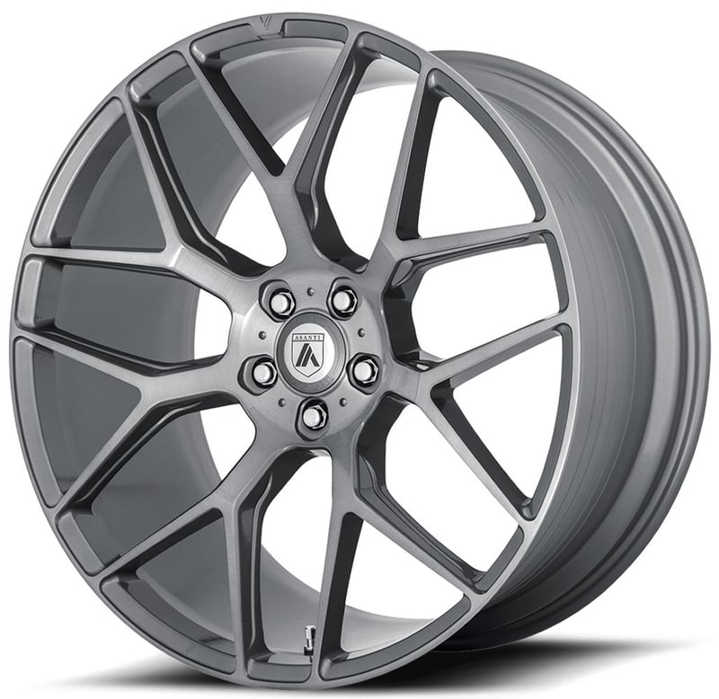 22x9 asanti abl-27 titanium brushed 5x4.25/108 40mm