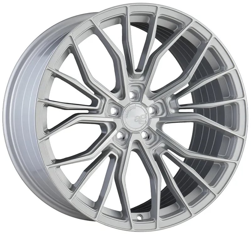 20x10.5 avant garde m570r silver machined (flow form) (custom)