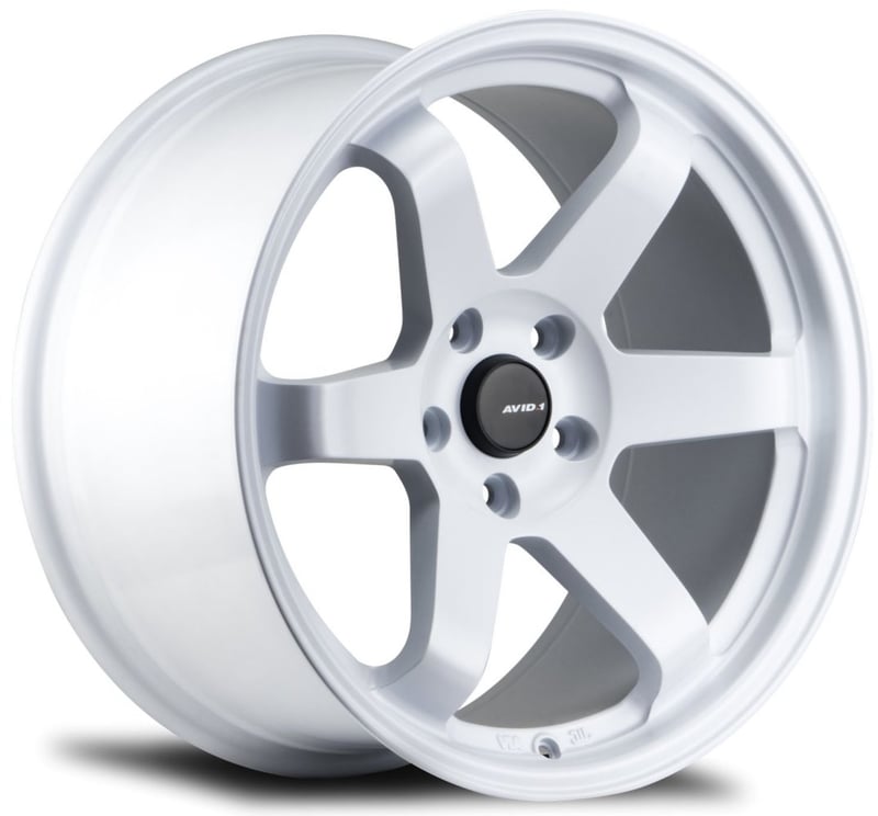 18x9.5 avid.av-26 white 5x100 38mm