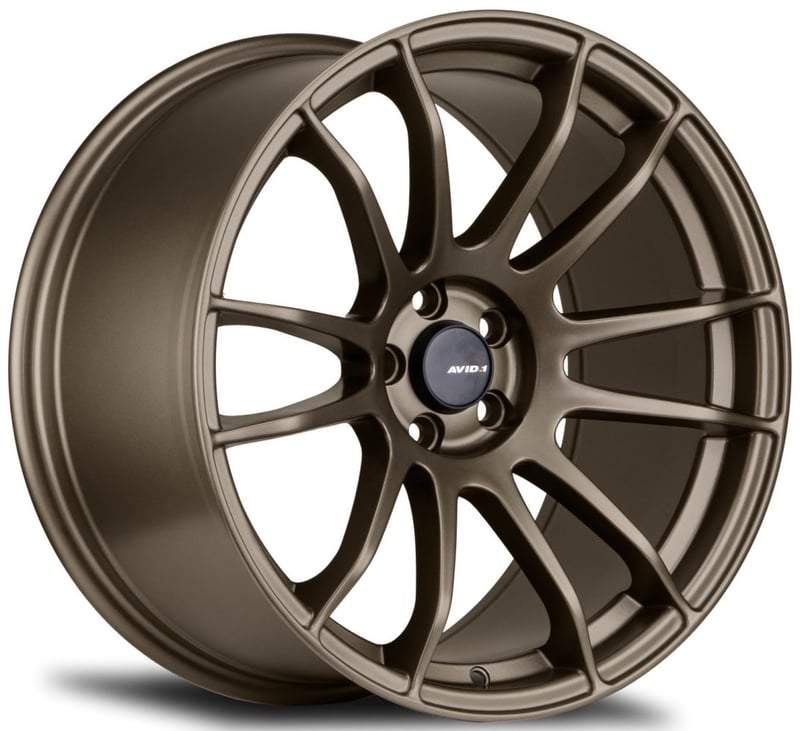 18x8 avid.1 av-20 matte bronze 5x4.5/114.3 35mm