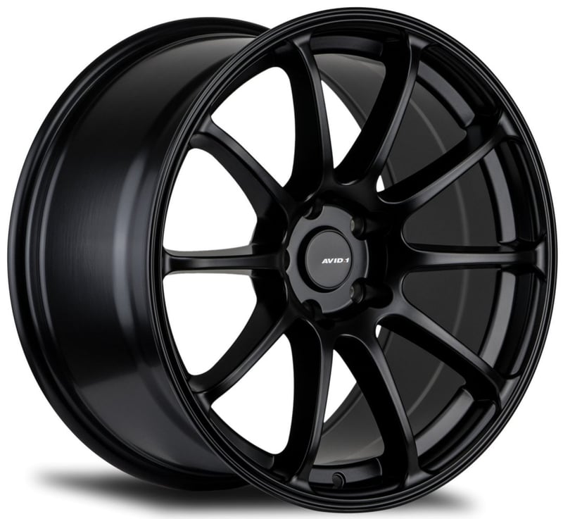 17x8 avid.1 av-27 matte black 5x4.5/114.3 35mm