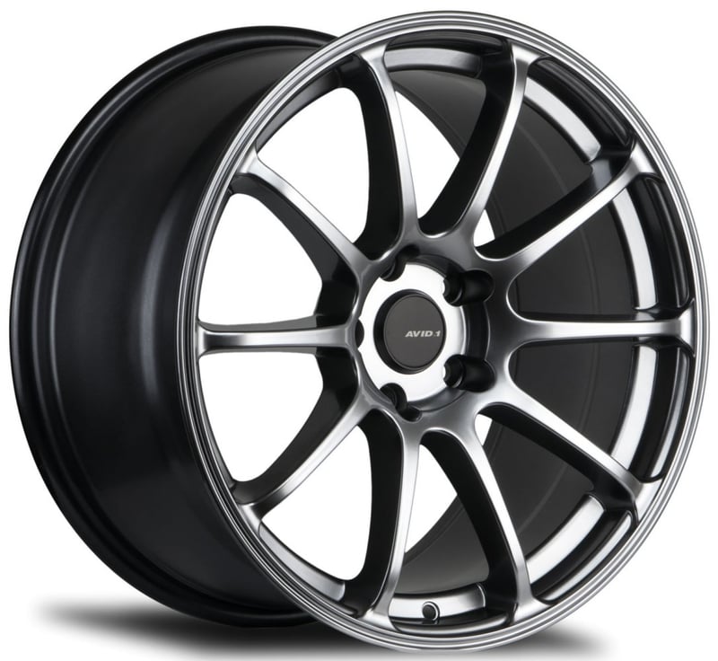 (special pricing) 18x8.5 avid.1 av-27 hyper black 5x4.5/114.3 35mm