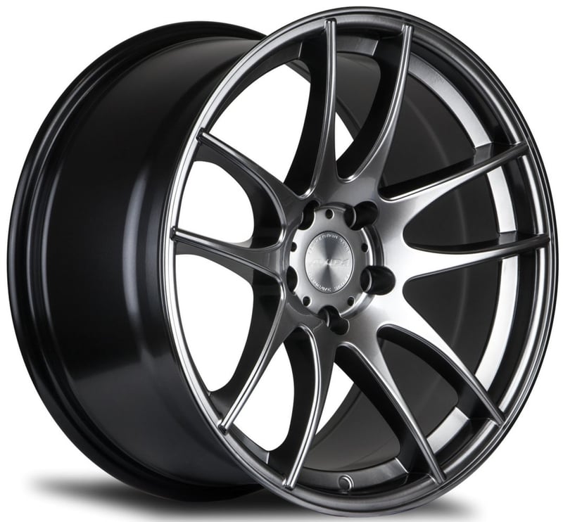 (special pricing) 17x8 avid.1 av-32 hyper black 5x4.5/114.3 35mm