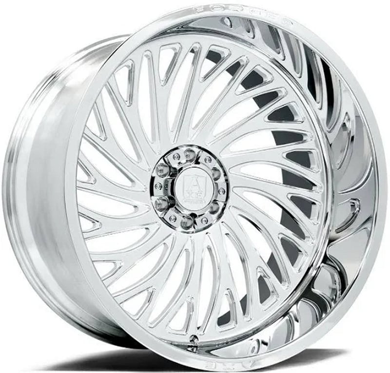 26x14 axe offroad af10 forged fully polished (full forged) (right) (* may require trimming) 8x6.5/165 -76mm