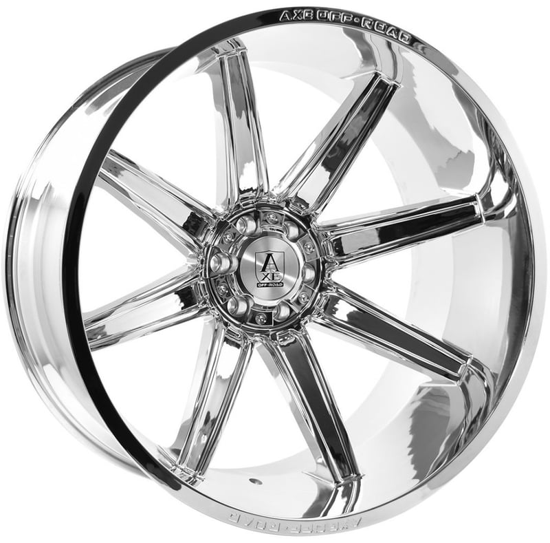 26x14 axe offroad artemis chrome (* may require trimming) 6x135 6x5.5/139.7 -76mm