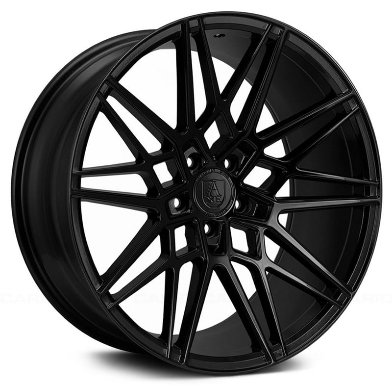 20x9 axe cf1 gloss black (compression forged) 5x120 45mm (custom)