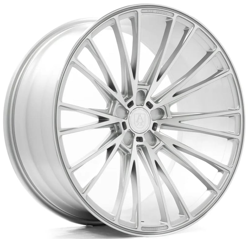 22x9 axe cf2 silver mirror face (compression forged) 5x4.5/114.3 35mm (custom)