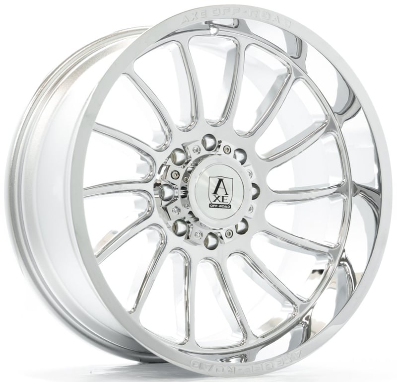 24x12 axe offroad chronus chromeÂ (* may require trimming) 8x6.5/165 -44mm