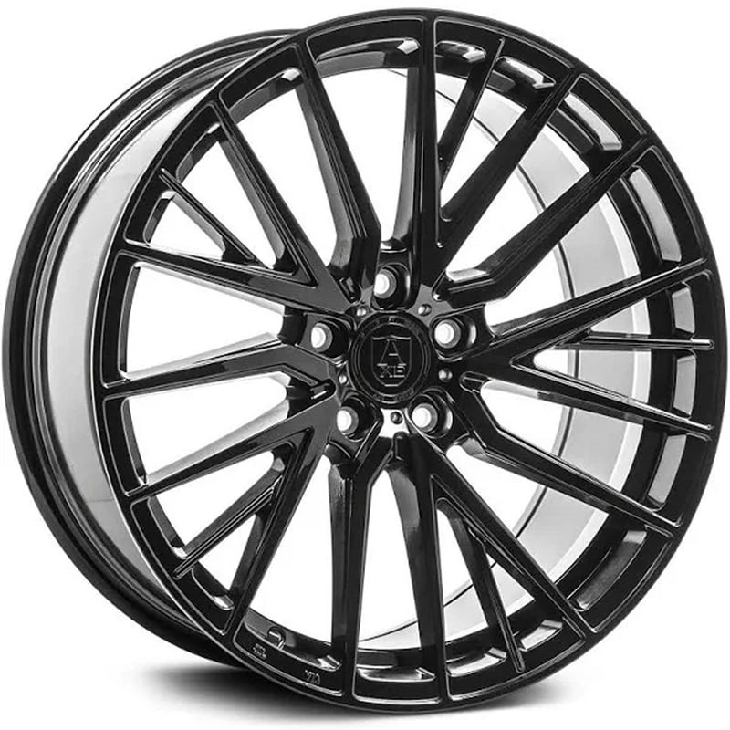 20x8.5 axe ex40 gloss black 5x112 25mm (custom)