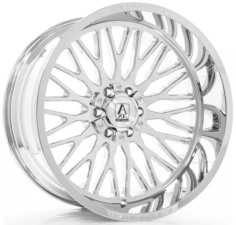 24x14 axe offroad kratos chromeÂ (* may require trimming) 8x6.5/165 -76mm