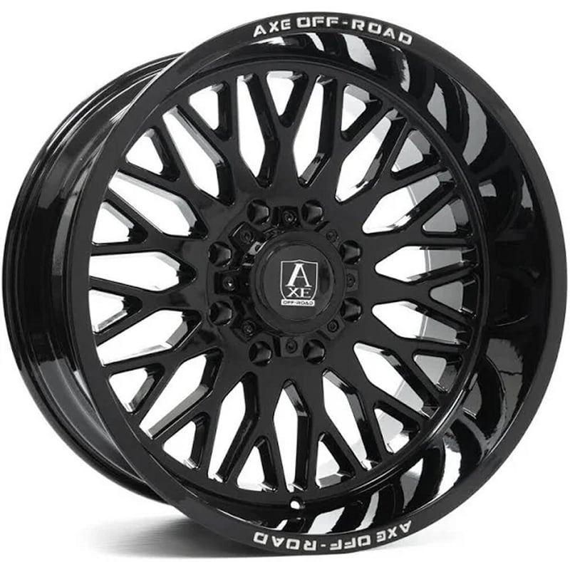 24x12 axe offroad kratos gloss blackÂ (* may require trimming) 8x180 -44mm